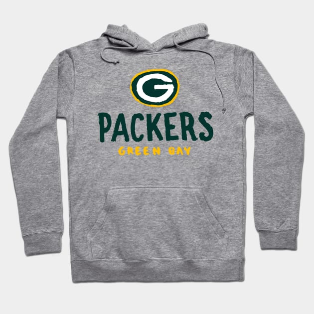 Green Bay Packeeeers 05 Hoodie by Very Simple Graph